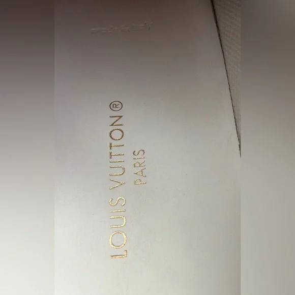 Louis Vuitton Denim and White Monogram Sneakers - Picture 12 of 12